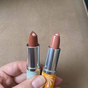 Clinique Dramatically Different Lipstick in Tender-Heart and Canoodle